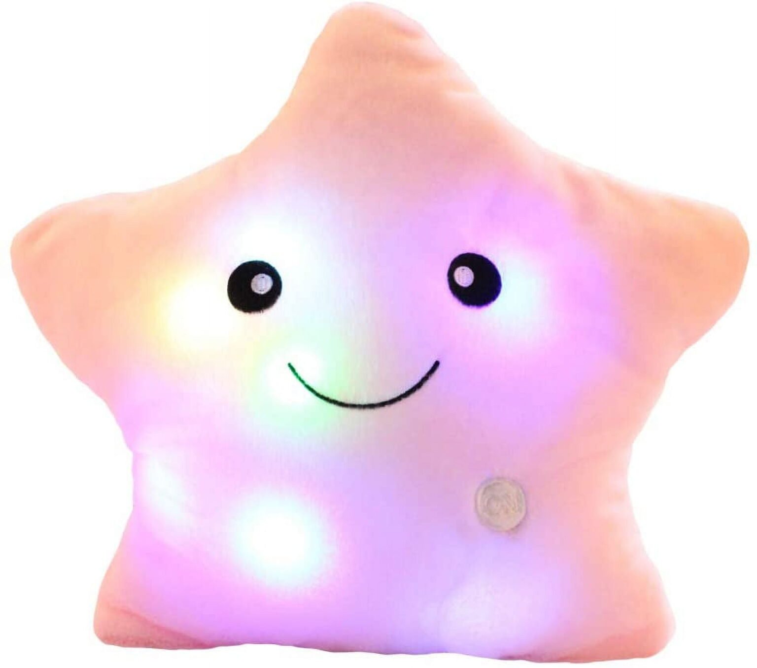Star Shaped Plush Pillow – 15.7 Inch Soft Stuffed Toy For Kids, Decorative Throw Pillow (Yellow)