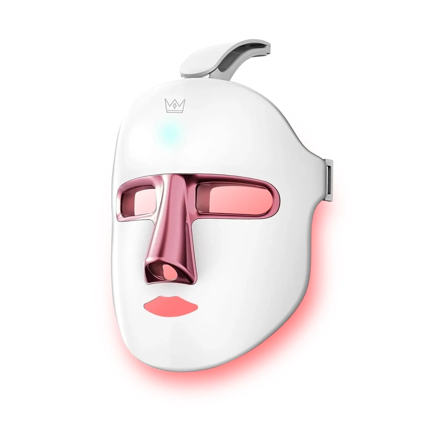 LED Face Mask - 7 Color Light Therapy for Wrinkles & Acne, Wireless Photon Mask with Red/Blue/Green/Purple Lights, Rechargeable Anti-Aging Facial Device for Glowing Skin