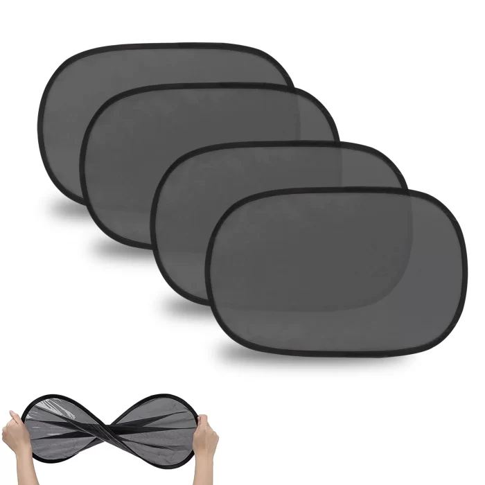 Rirool Window Sunshade Side Automotive Window Shades, 20"x12" 4 Pack