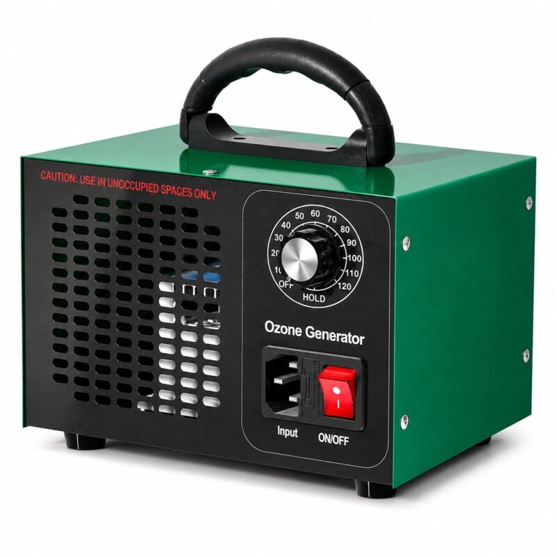 Rirool Ozone Generator 45,000mg/h, Portable Odor Removal Machine for Home, Car, Basement, Pet Areas & Smoke Treatment, Up to 6000 Sq Ft