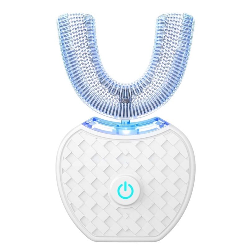 Electric Toothbrush - Teeth Whitening, 360° Mouth Cleansing, Hands-free Operation - Wireless Charging & Waterproof IPX7